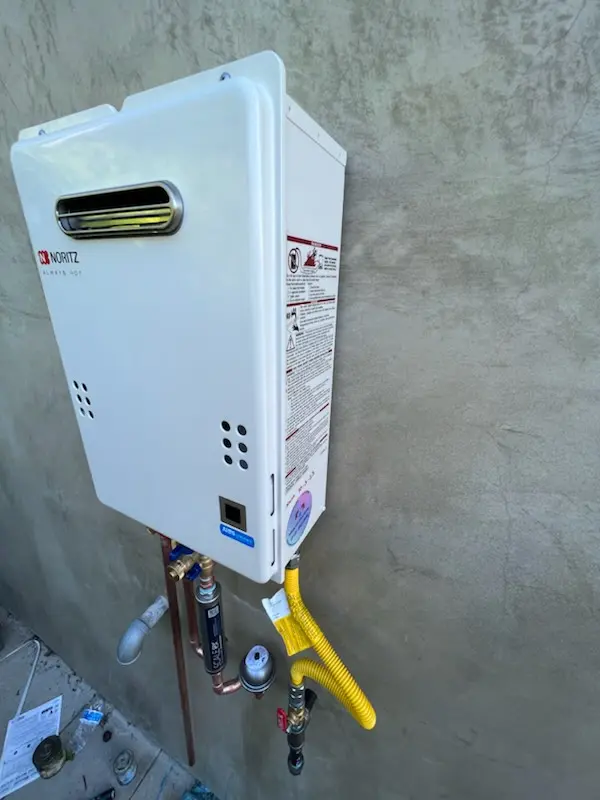 Tankless water heater installation for Downtown Bryan homes